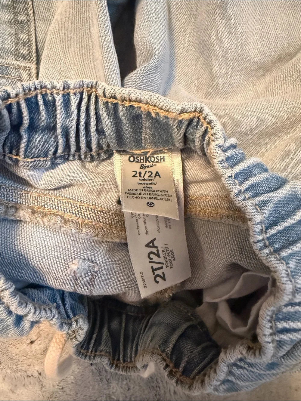 OshKosh B'gosh Light Blue Cargo Jogger Jeans